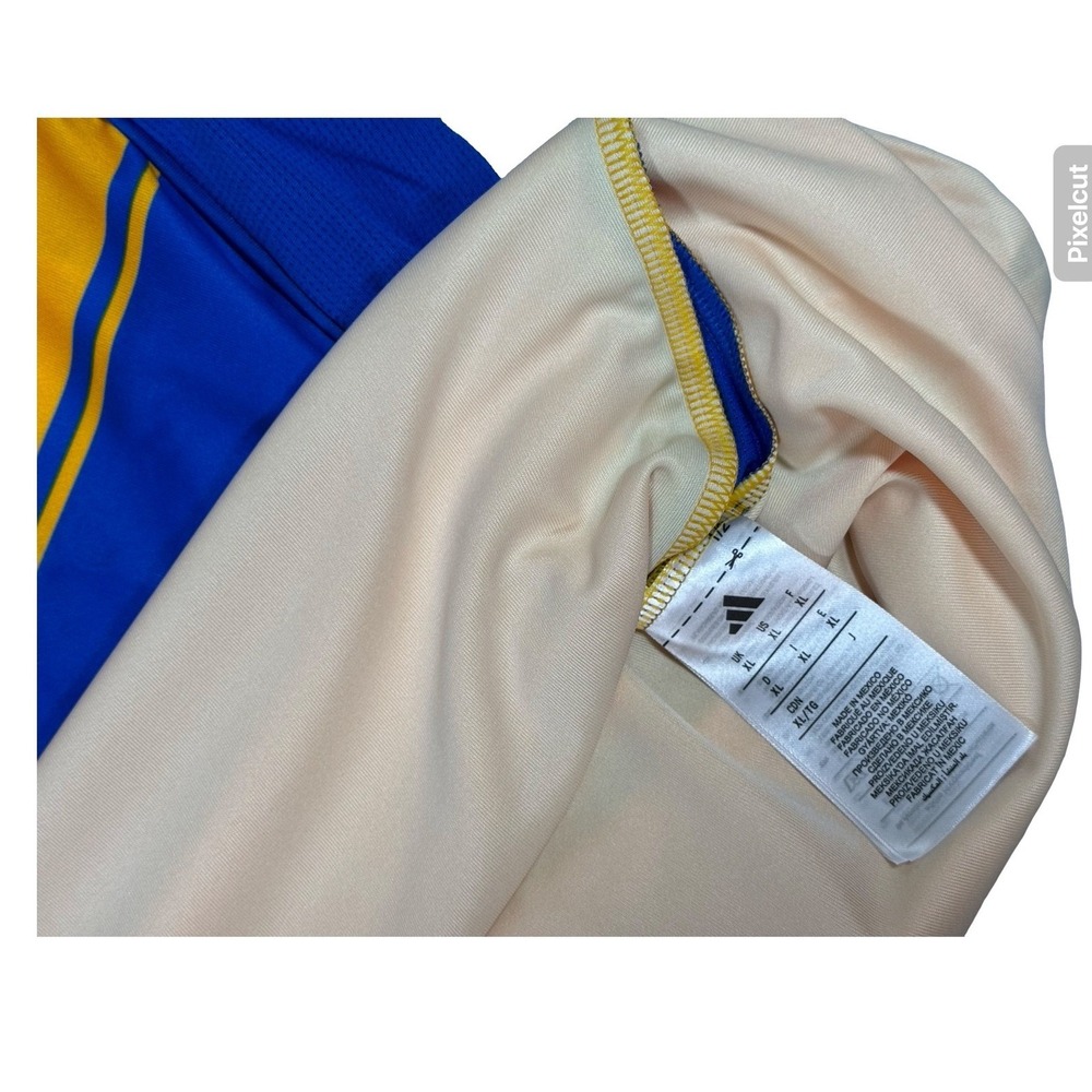 Adidas Tigres UANL 2024-2025 Home Soccer Jersey Mens XL IT8632 - Picture 6 of 6